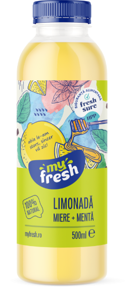 Limonada cu miere și mentă